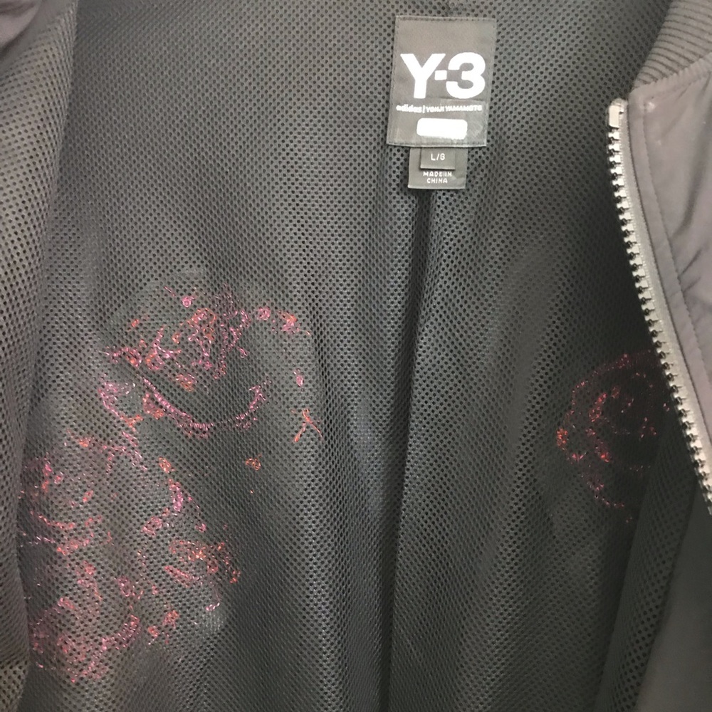 RARE Adidas Y-3 Yohji Yamamoto Embroidered Bomber - Picture 8 of 8